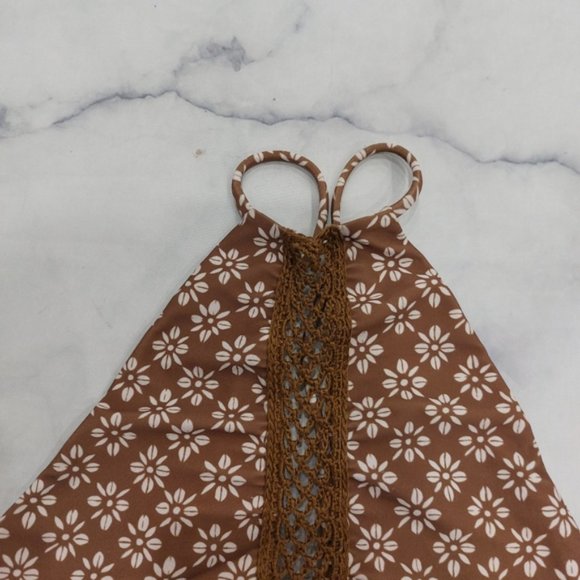 Acacia Daisy Block Bikini Set - Picture 3 of 9